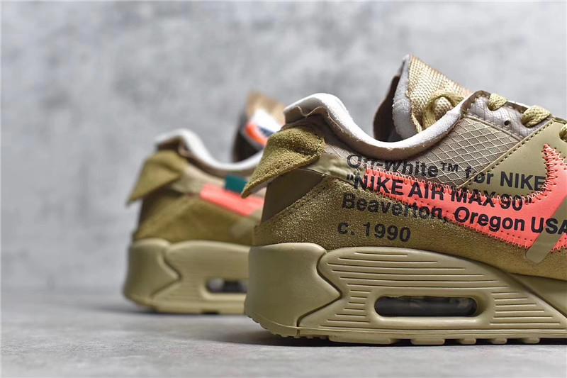 PK GOD Off-White x Nike Air Max 90 Desert Ore ready to ship